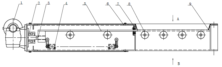 TZMD電動(dòng)閘門結(jié)構(gòu)示意如圖 TZMD電動(dòng)閘門結(jié)構(gòu)示意如圖